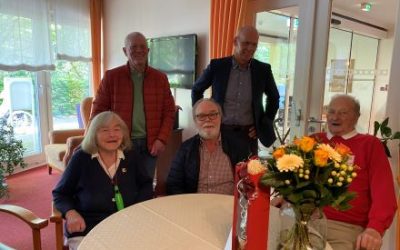 Besuch beim Ehrenmitglied Reinhard Rosig und Frau Hanne