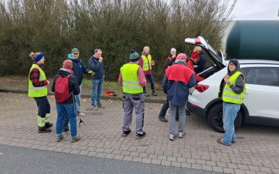 Müllsammelaktion des Verdener Rudervereins